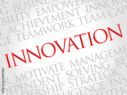 INNOVATION word cloud, business concept
