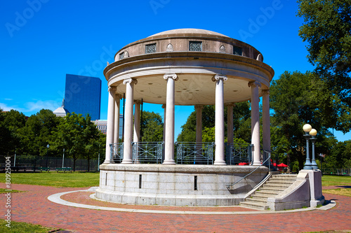 Fotografie Boston Common Parkman Bandstand Massachusetts