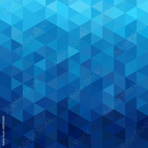 triangular abstract background blue ocean