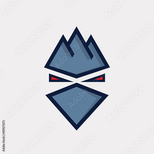 Offender vector symbol icon or logo