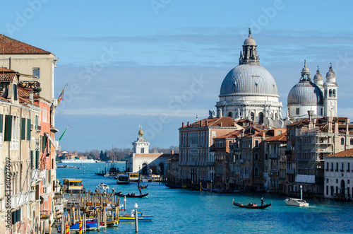 Breathtaking view of the Grand Canal and Basilica. © nuinthesky