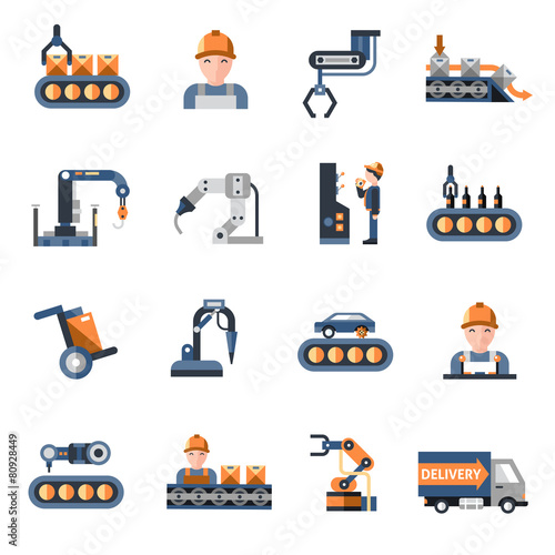 Production Line Icons