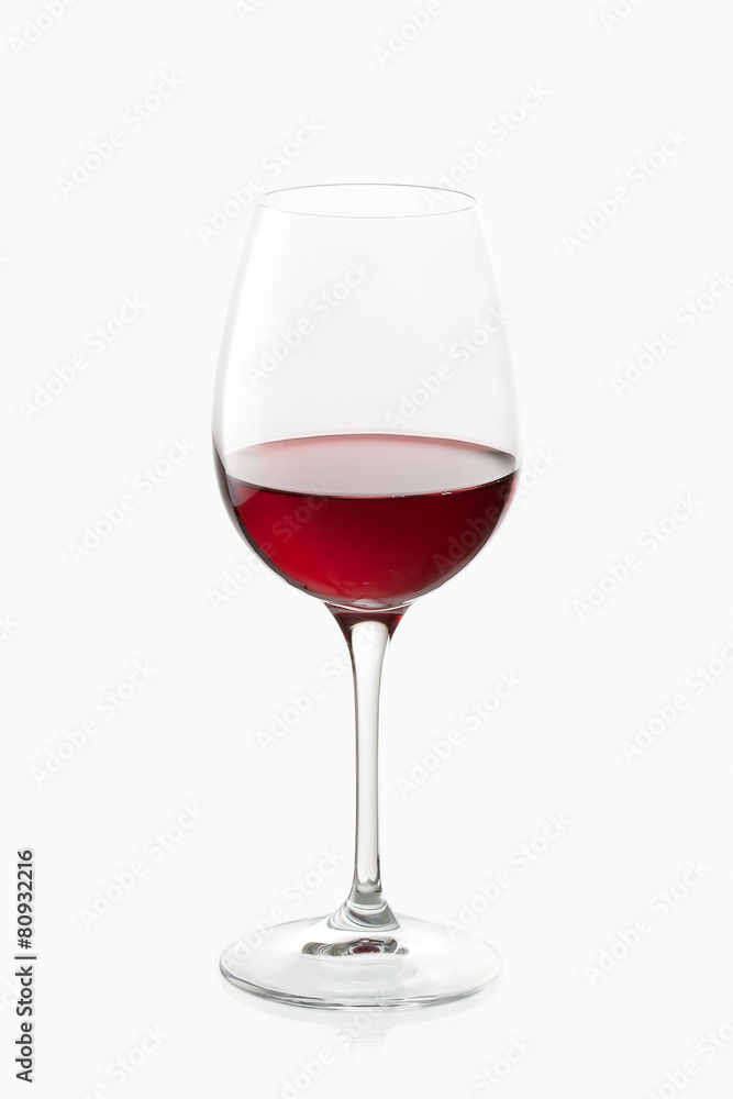 Wine. Glass of wine on white background Wine. Glass of wine on white background