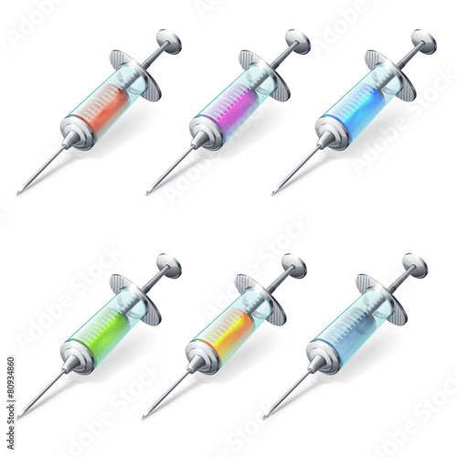 set of syringes