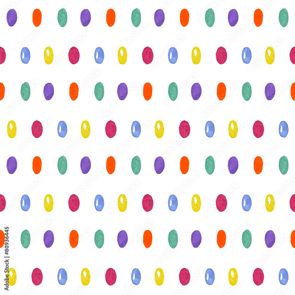 Cute seamless pattern with oval confetti. Donut glaze with color Cute seamless pattern with oval confetti. Donut glaze with color