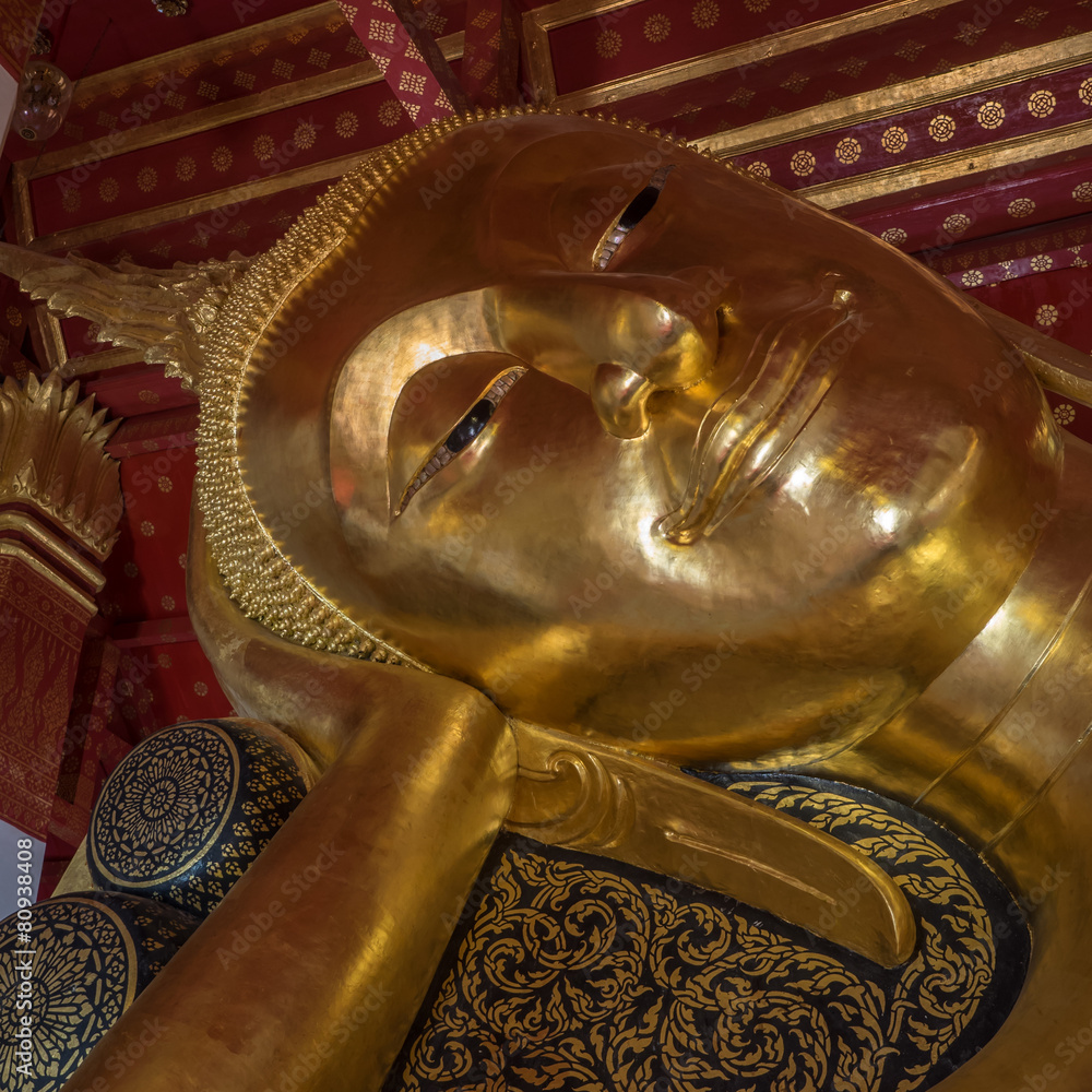 Buddha at Wat Pa Mok Worawihan, Ang Thong, Thailand