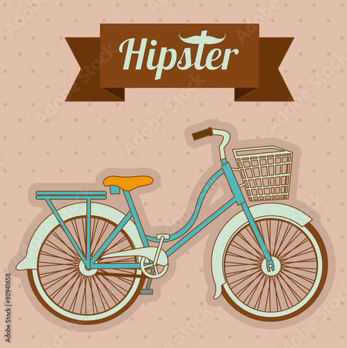Hipster design, vector illustration