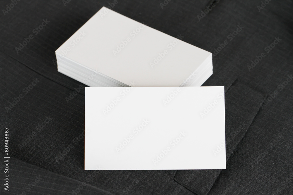 Blank corporate identity package business card with dark grey su Blank corporate identity package business card with dark grey su