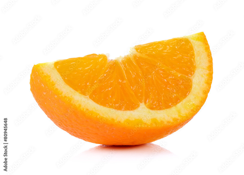 Ripe orange isolated on white background Ripe orange isolated on white background