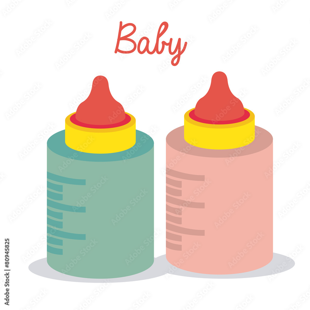 Fototapeta premium Baby shower design