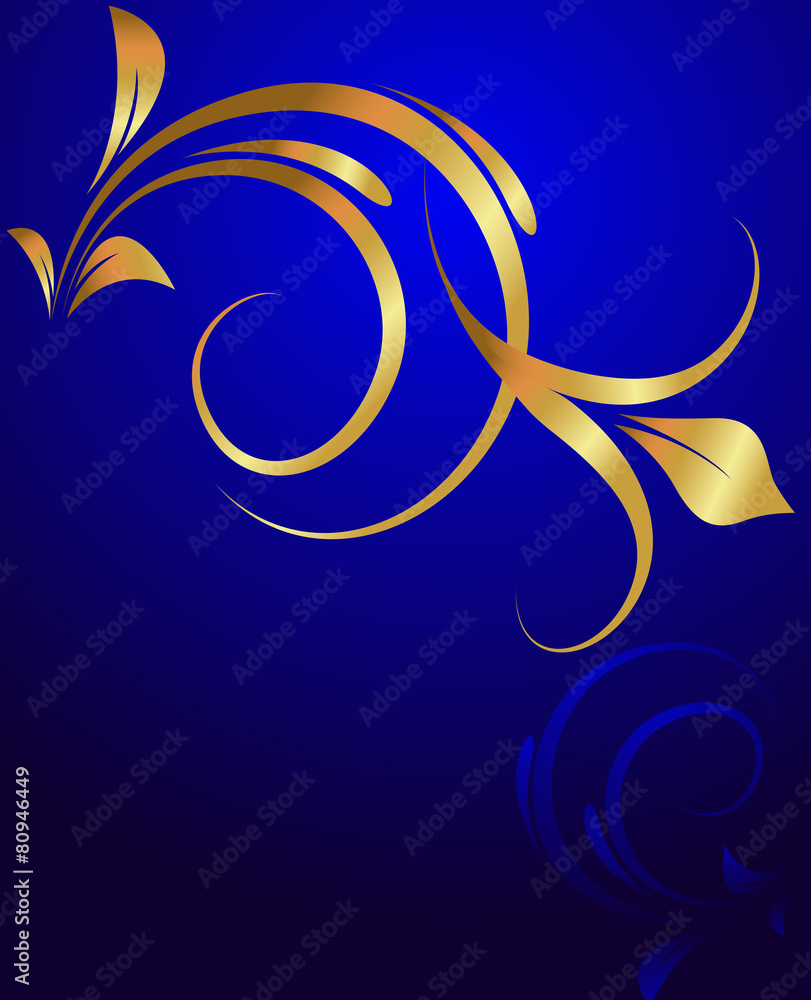 Golden Flora Festival Background