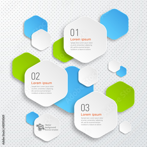 Infographics Vector Background #Honeycomb Structure