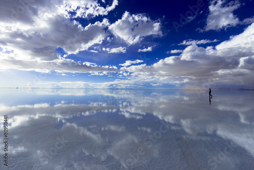 ミラーレイク・ウユニ塩湖の絶景 photo