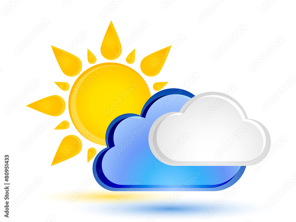 Weather icon template