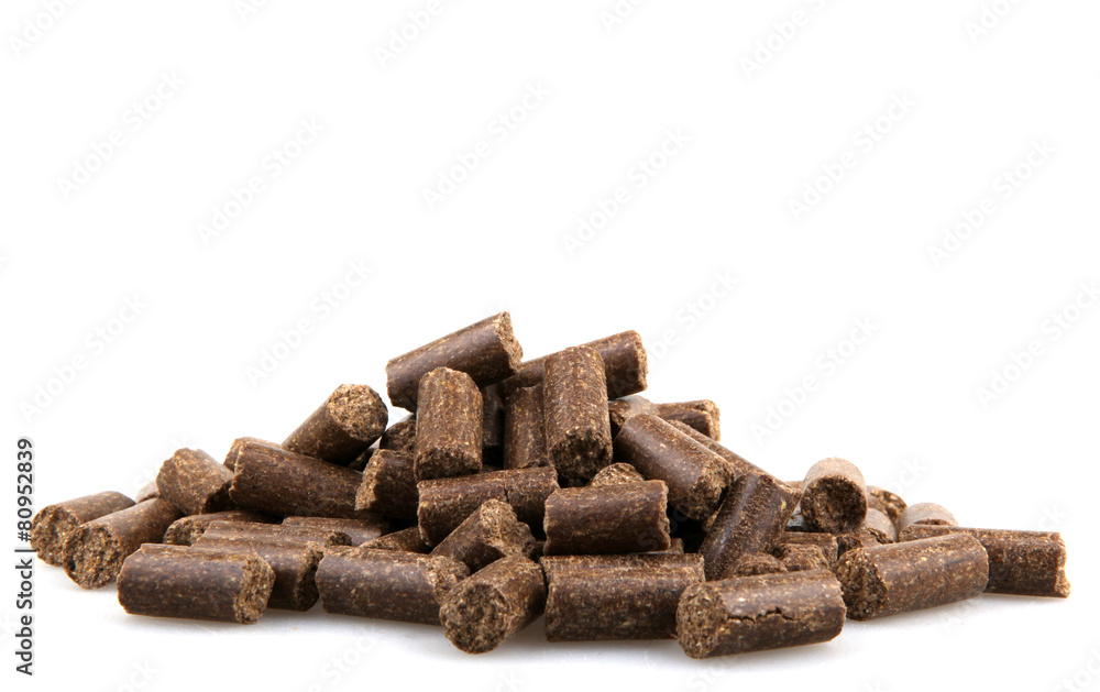 Pet food isolated on white background Pet food isolated on white background