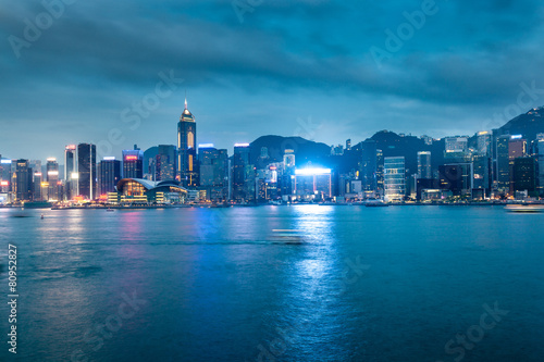 Hong Kong city skyline