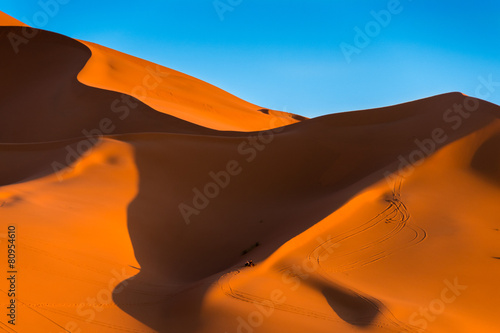 The high dune of Erg Chebbi  Morocco