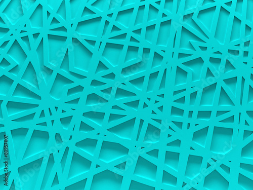 turquoise chaos mesh background rendered