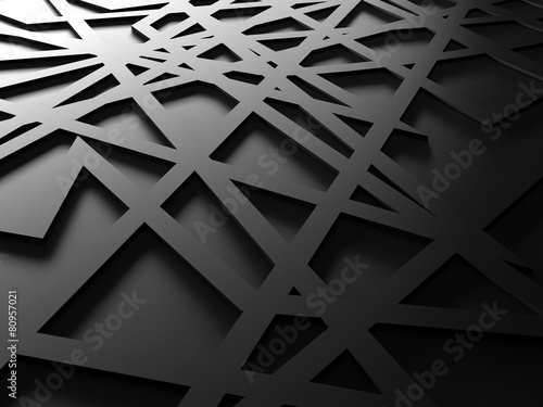 black chaos mesh background rendered