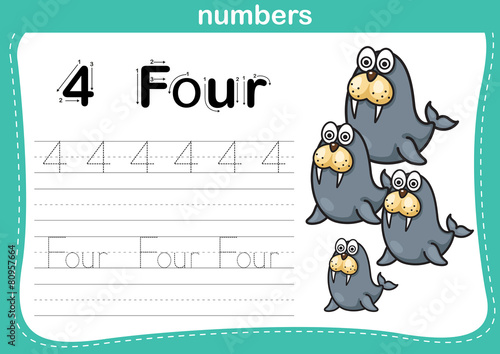 Connecting dot and printable numbers exercise