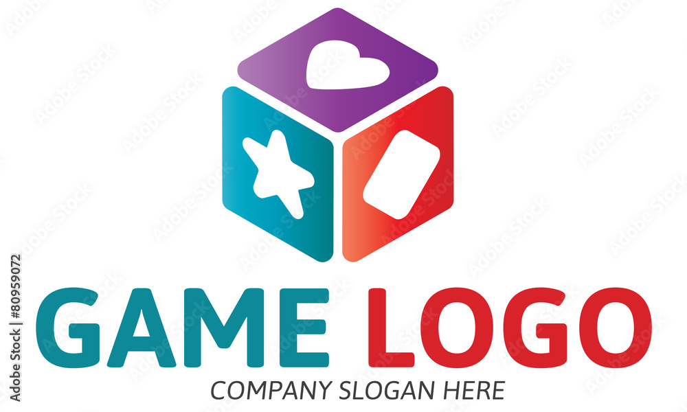 Game Logo - obrazy, fototapety, plakaty 