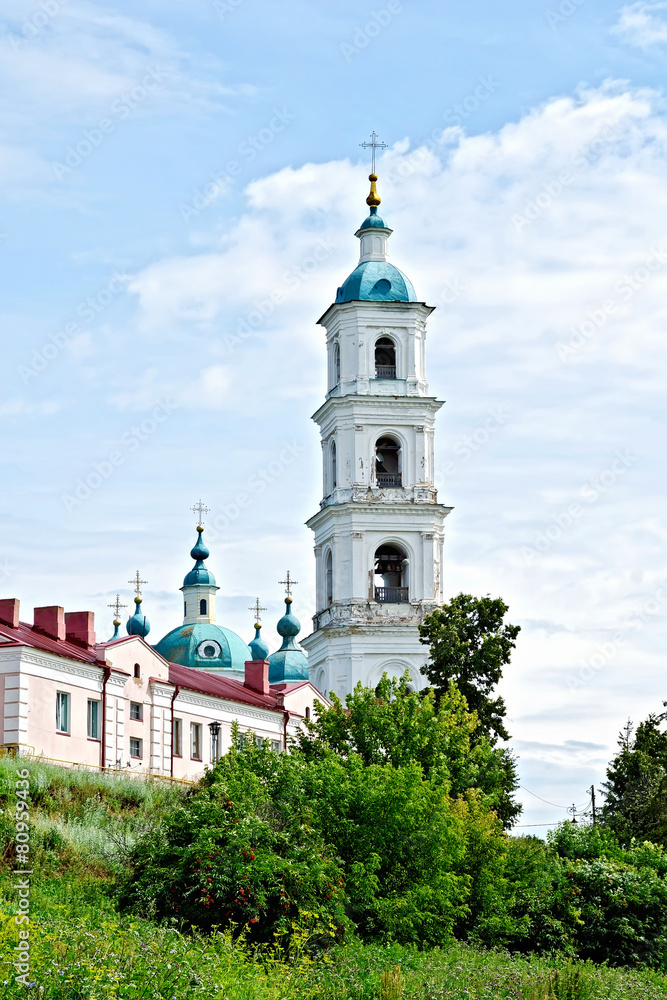 Cathedral of the Savior on hill in Yelabuga