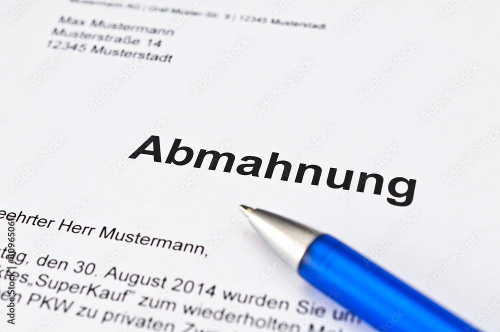 Abmahnung Abmahnung