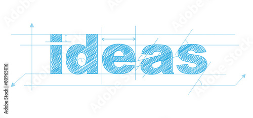 IDEAS icon (creativity innovation business brainstorming)