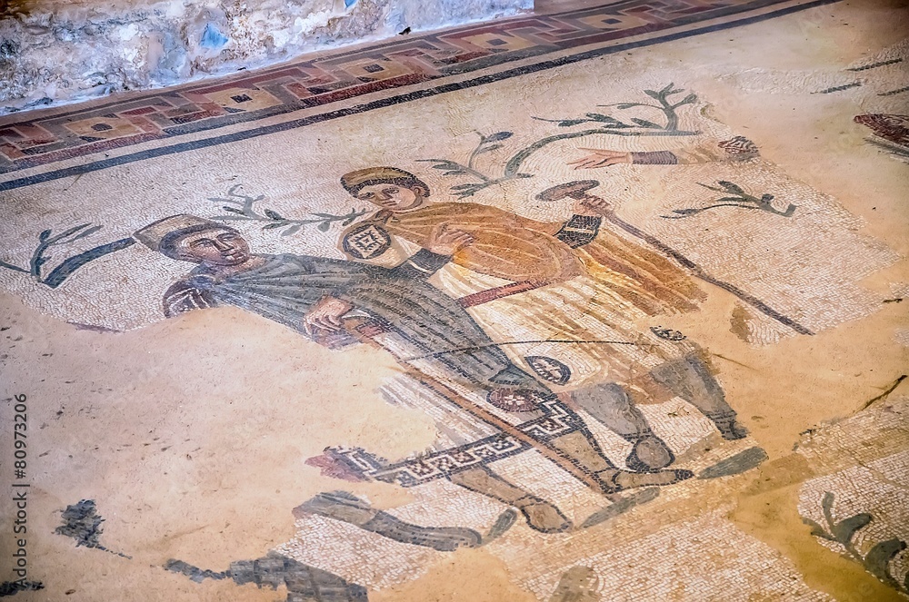 Obraz premium Villa romaine du Casale,Piazza Armerina,Sicile.
