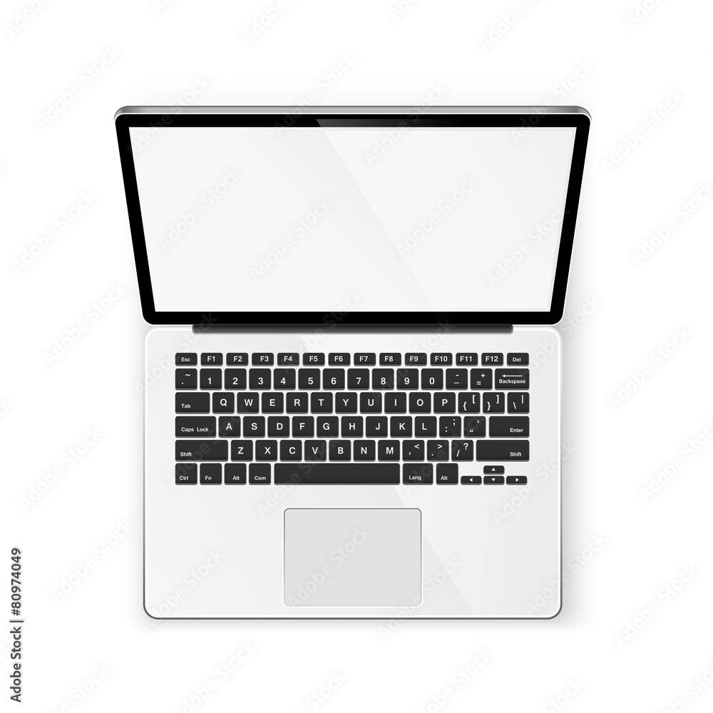 Laptop white