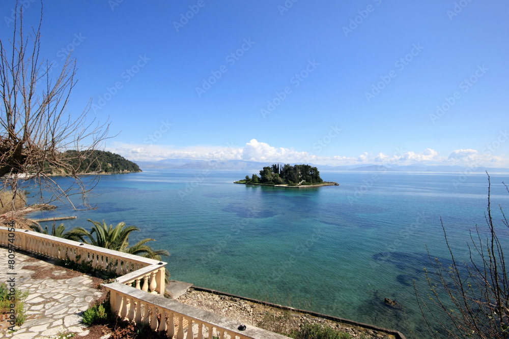 Obraz premium Mouse Island corfu greece