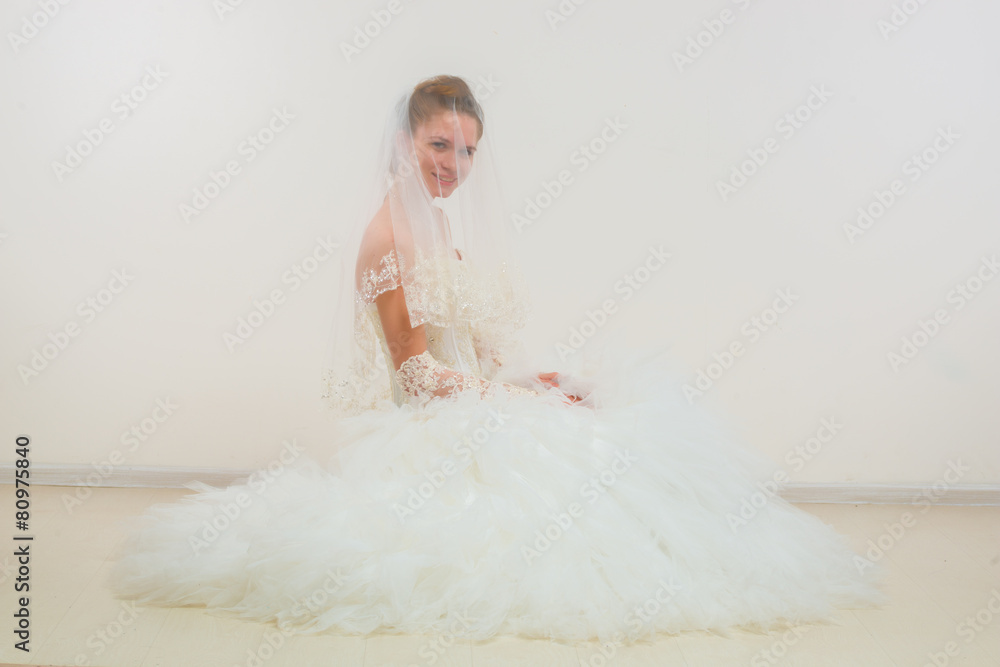 Naklejka premium Beautiful bride