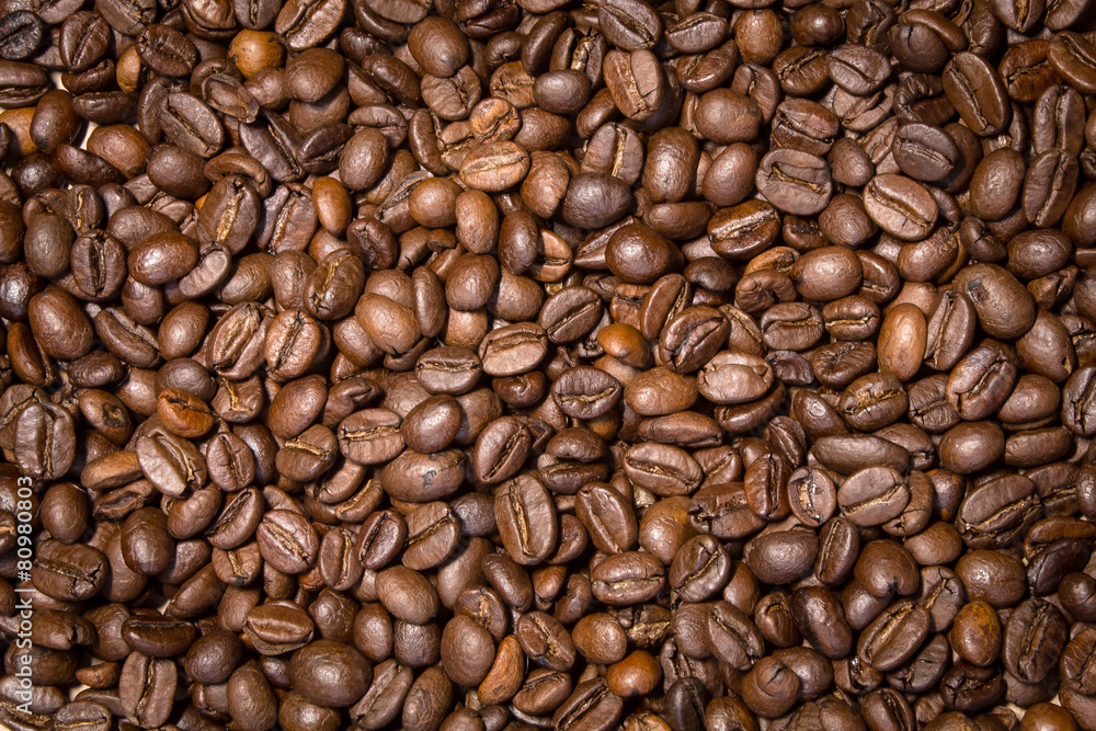 roasted coffee beans, can be used as a background roasted coffee beans, can be used as a background