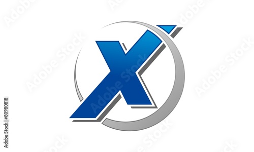 X Letter Logo Template