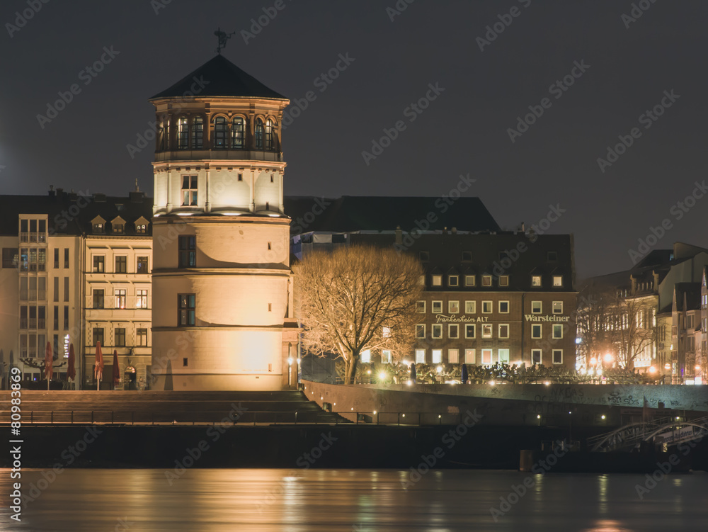 Schlossufer Burgplatz Düsseldorf StockFoto Adobe Stock