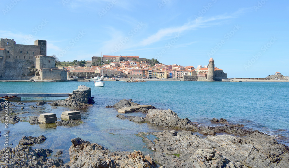 l'Anse de la Baleta, à Collioure
