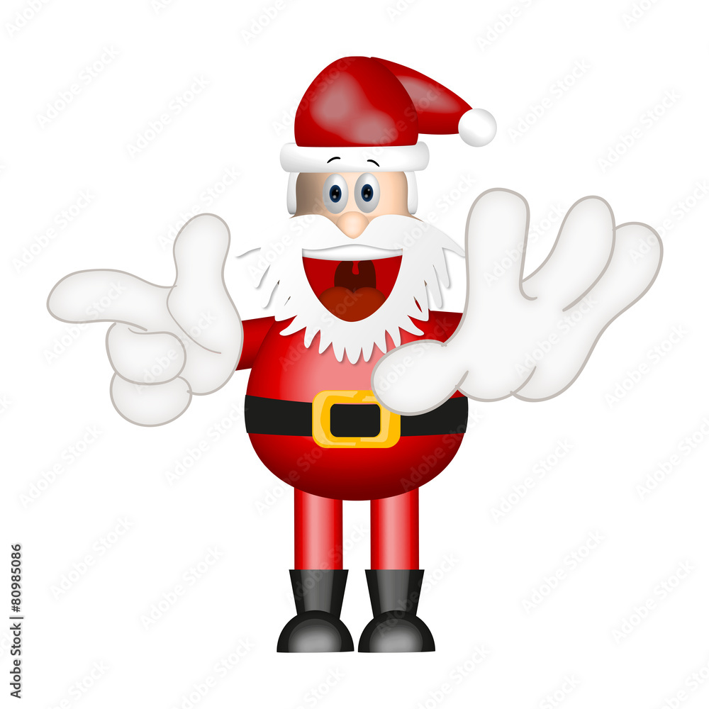 Funny Santa Claus xmas christmas illustration cartoon Funny Santa Claus xmas christmas illustration cartoon