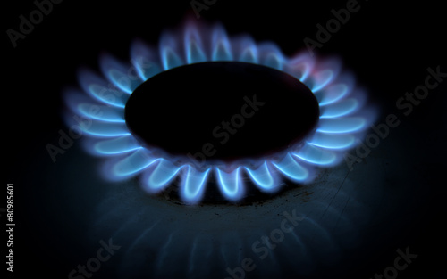 blue gas stove © Perytskyy