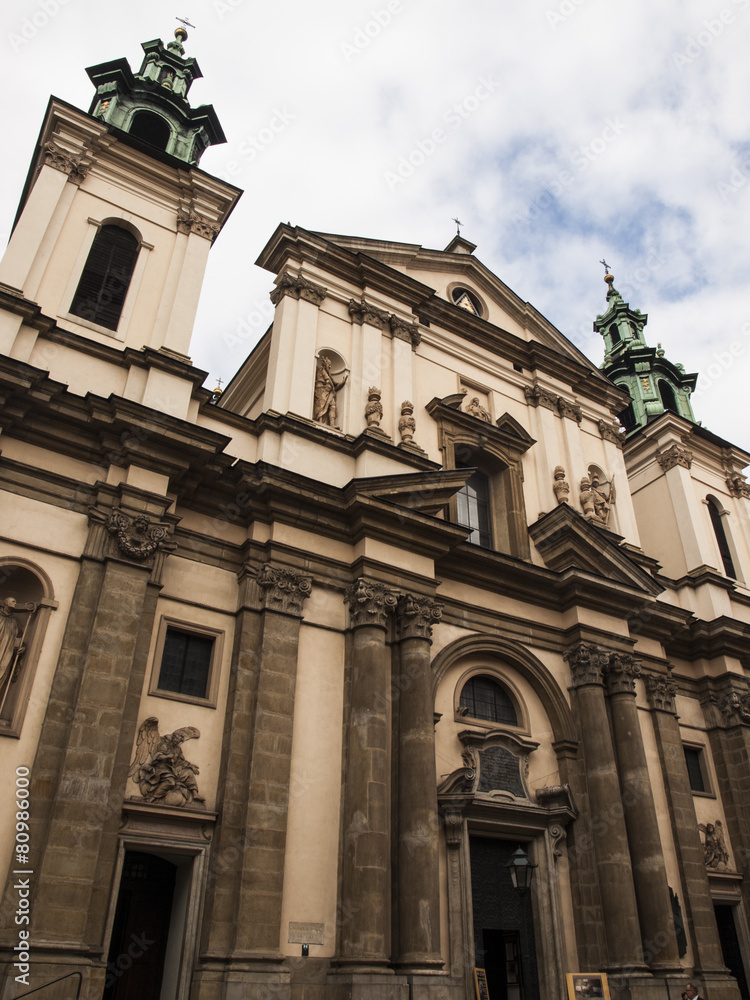 Fototapeta premium Church of St. Anne, Krkow, Poland