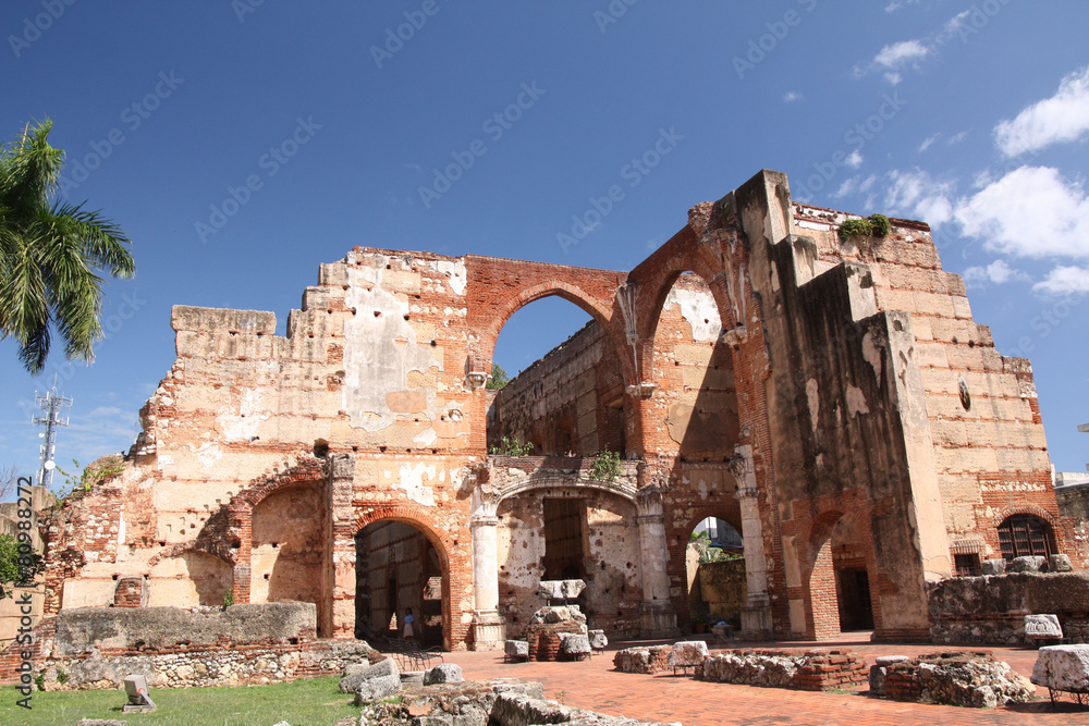 St Domingue, Ruines de l'hopital San Nicolas de Bari