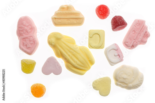 Several colorful sweets Sinterklaas