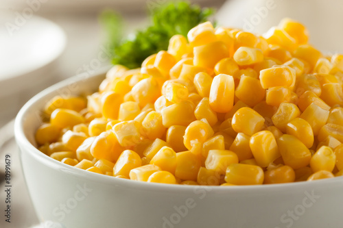 Organic Yellow Steamed Corn