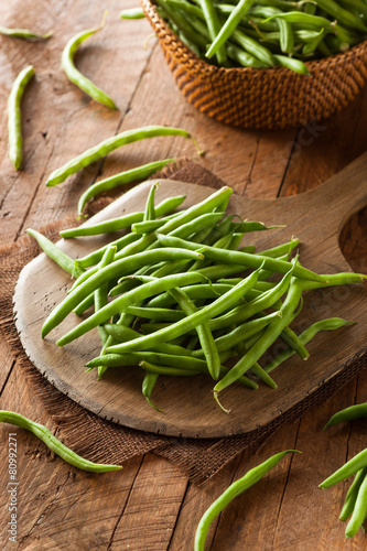 Raw Organic Green Beans