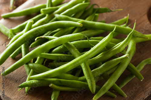 Raw Organic Green Beans