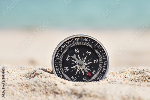 Compass On Sand