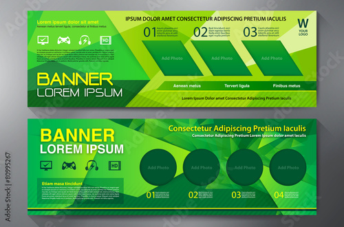 Modern Banner Business Design Template Background