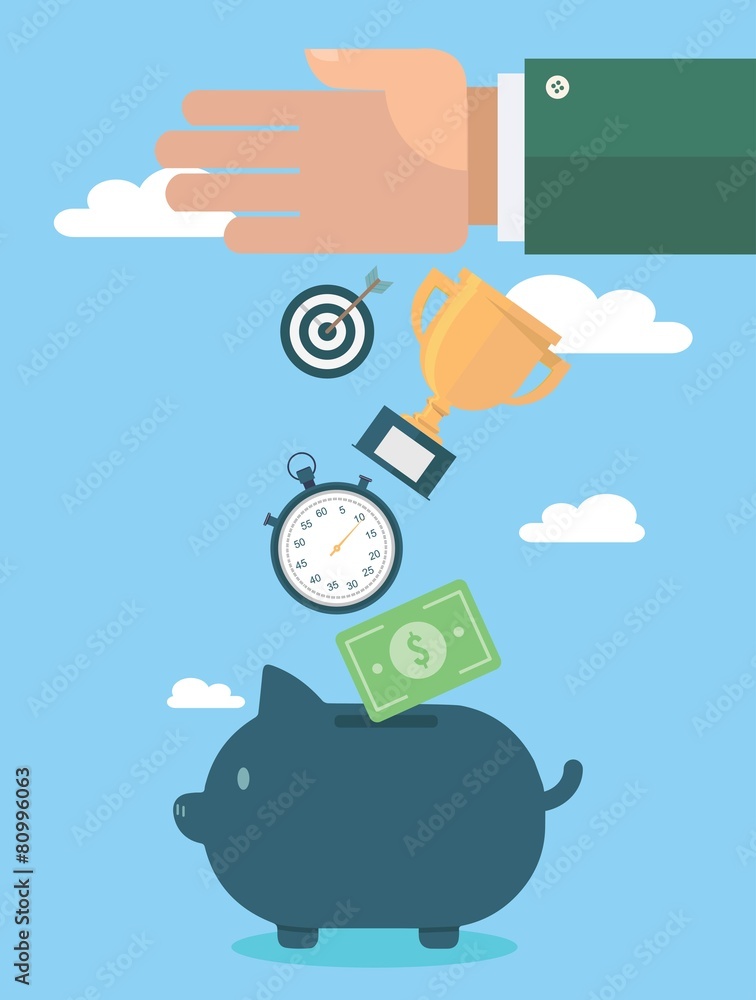 Business investment concept Business investment concept