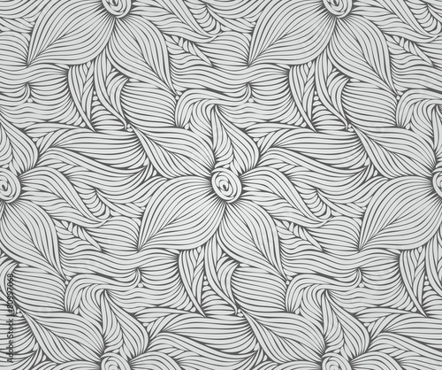 Seamless background with flowers