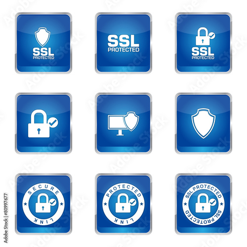 Protection Web Internet Square Vector Blue Icon Design Set Free Download Protection Web Internet Square Vector Blue Icon Design Set - GFXLoad