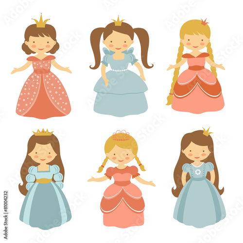 Beautiful princesses set #81004232